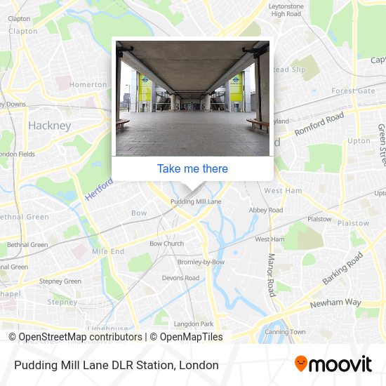 How to get to Pudding Mill Lane DLR Station in Stratford by Bus, Tube