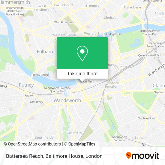 How to get to Battersea Reach, Baltimore House in Wandsworth by Bus