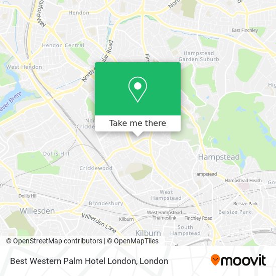 Best Western Palm Hotel, London UK