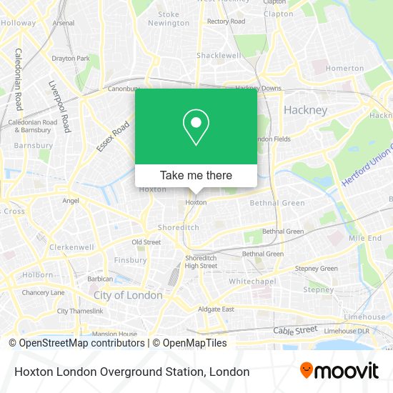 How to get to Hoxton London Overground Station by train, bus or Tube?
