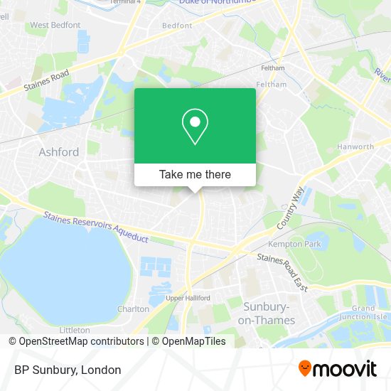 How to get to BP Sunbury by bus or train?