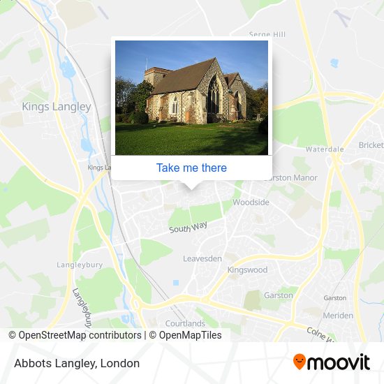 How to get to Abbots Langley by Bus, Train or Tube?