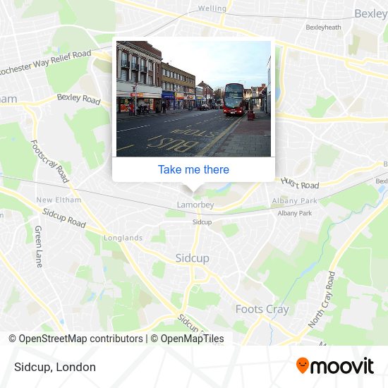 How to get to Sidcup by bus, train, Tube or DLR?