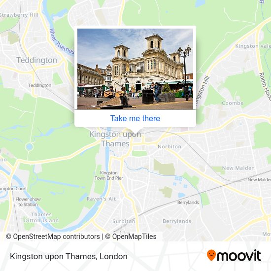 How to get to Kingston upon Thames by bus, train or Tube?