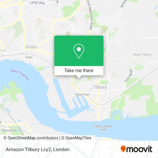 How to get to Amazon Tilbury Lcy2 by train, bus, Tube or DLR?
