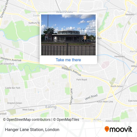 How to get to Hanger Lane Station by bus, Tube or train?