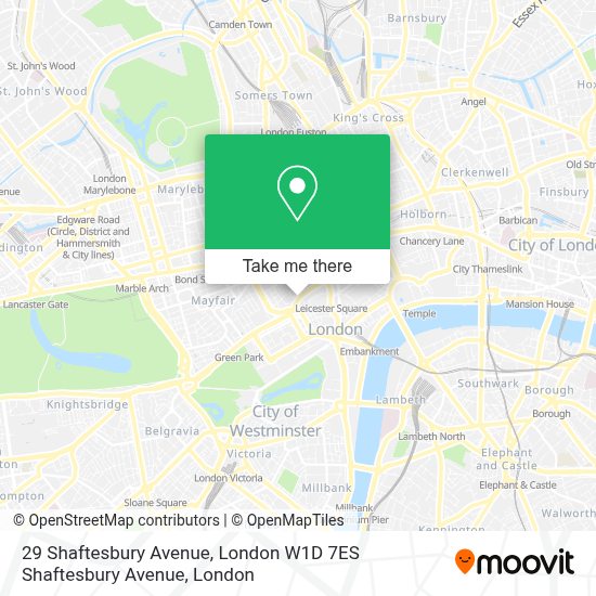 Map Of Shaftesbury Avenue London How to get to 29 Shaftesbury Avenue, London W1D 7ES Shaftesbury Avenue
