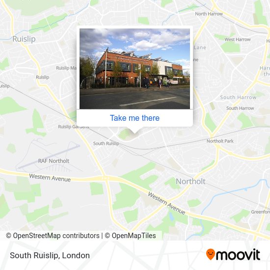 How to get to South Ruislip by bus, Tube or train?