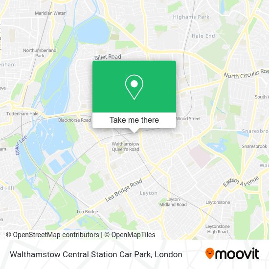 How to get to Walthamstow Central Station Car Park by Tube, bus or train?