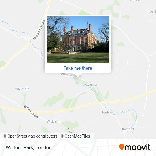 How to get to Welford Park in West Berkshire by bus or train?