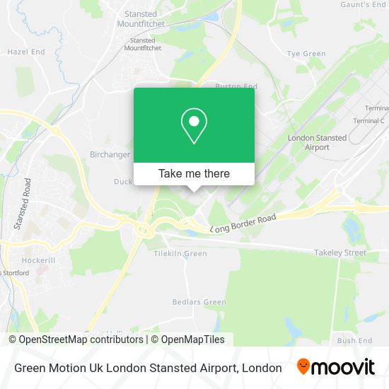 How to get to Green Motion Uk London Stansted Airport by Bus or Train?