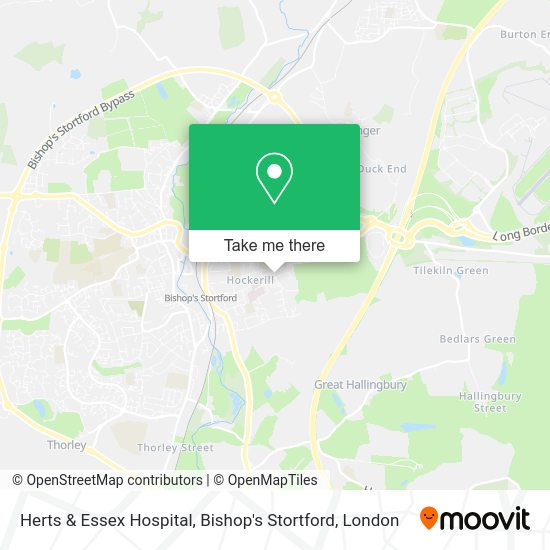 How to get to Herts & Essex Hospital, Stortford in