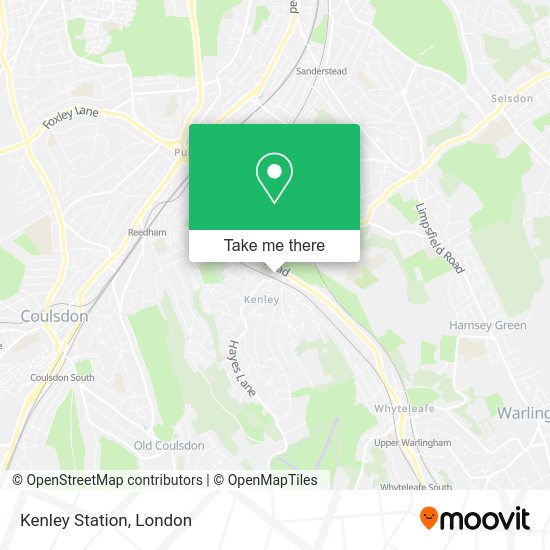 How to get to Kenley Station by bus, train or Tramlink?