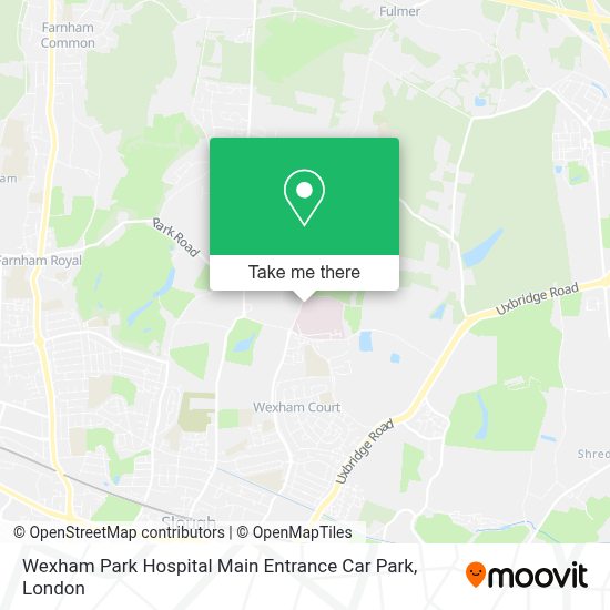 Map Of Wexham Park Hospital How to get to Wexham Park Hospital Main Entrance Car Park in Slough by