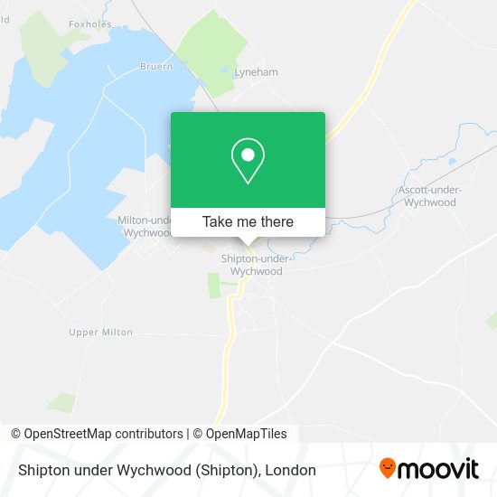 How to get to Shipton under Wychwood in West Oxfordshire by train or bus?