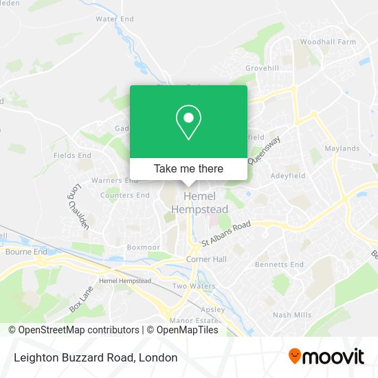 How to get to Leighton Buzzard Road in Hemel Hempstead by bus, train or