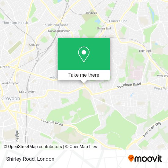 How to get to Shirley Road by bus, train or Tramlink?