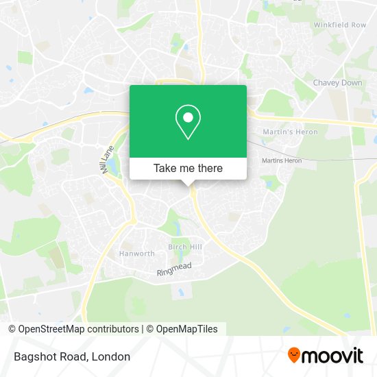 How to get to Bagshot Road in Bracknell by bus or train?