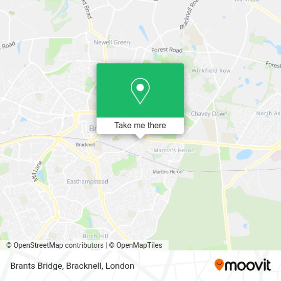 How to get to Brants Bridge, Bracknell by bus, train or Tube?