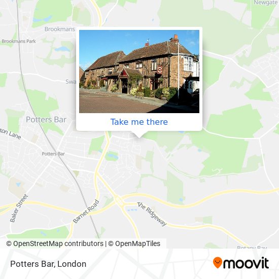 How to get to Potters Bar in Hertsmere by Bus