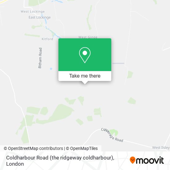 How to get to Coldharbour Road (the ridgeway coldharbour), East Hendred