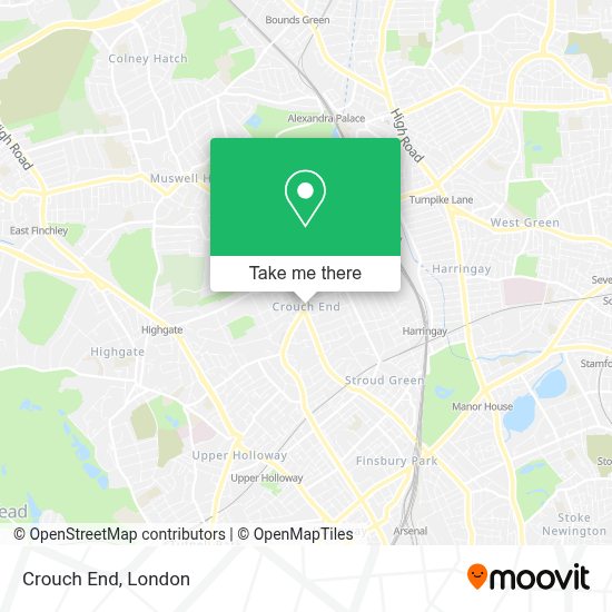 How to get to Crouch End by bus, Tube or train?