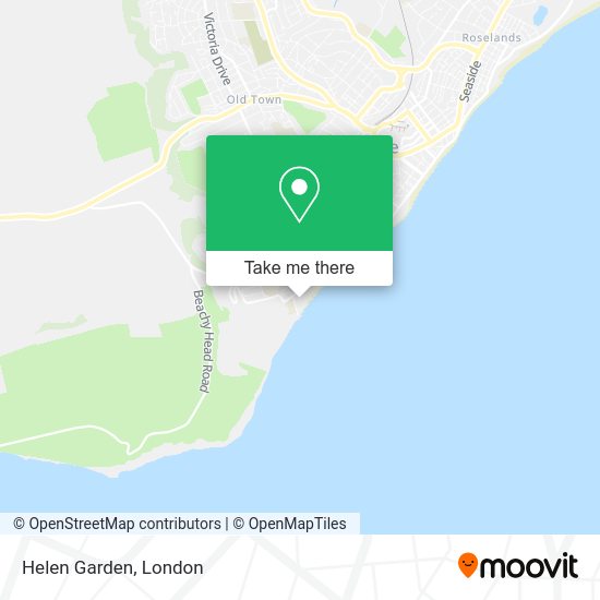 How to get to Helen Garden in Eastbourne by bus or train?