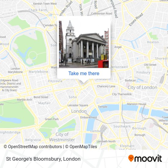 How to get to St Bloomsbury by Bus, Tube or Train?