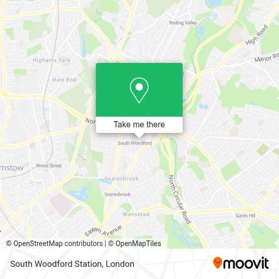 How to get to South Woodford Station by bus, train or Tube?
