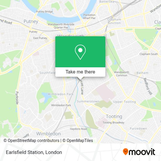 How to get to Earlsfield Station by train, bus or Tube?
