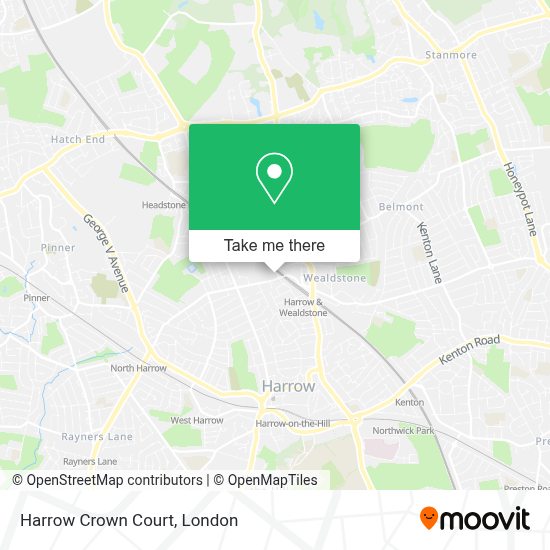 How to get to Harrow Crown Court by bus, Tube or train?
