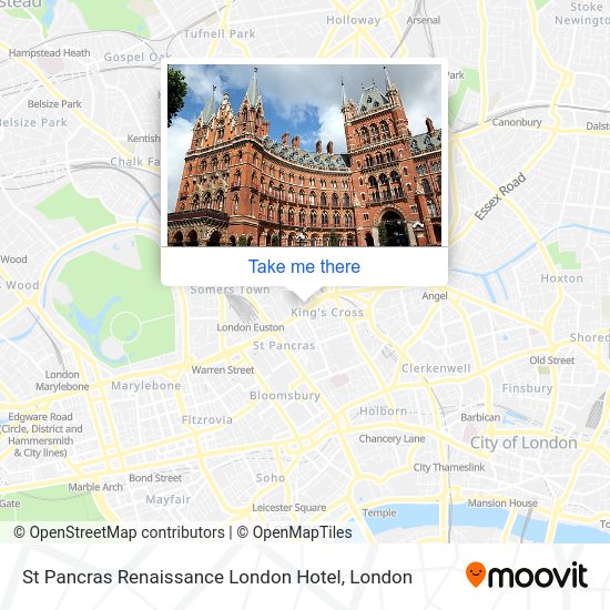 How to get to St Pancras Renaissance London Hotel in Pentonville by bus