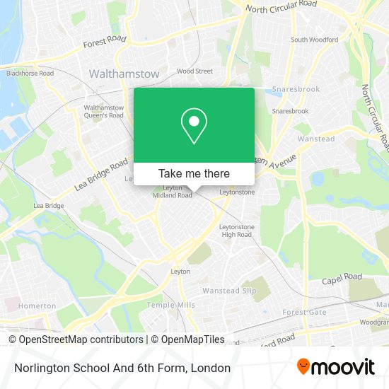 How to get to Norlington School And 6th Form in Leyton by Tube, Bus or Train?