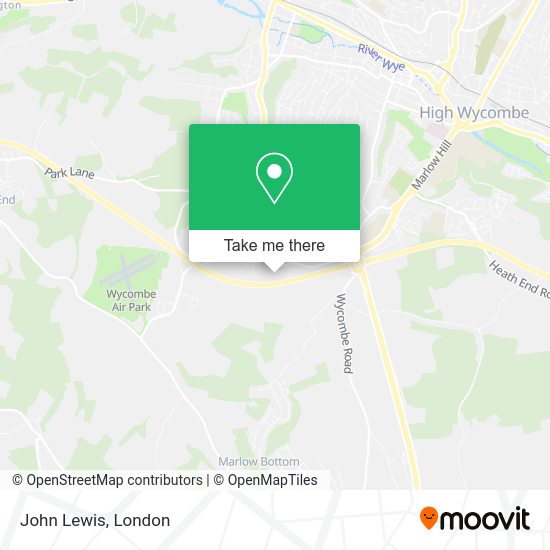 How to get to John Lewis in High by bus or train?