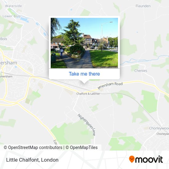 How to get to Little Chalfont in Amersham by bus, Tube or train?