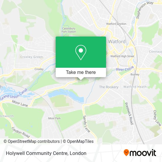 How to get to Holywell Community Centre in Watford by bus, Tube or train?
