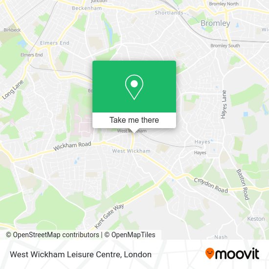 How to get to West Wickham Leisure Centre by Bus or Train?