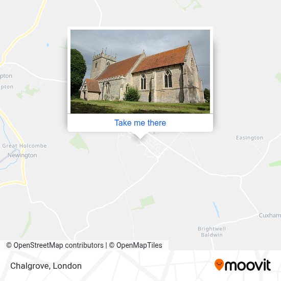 How to get to Chalgrove in South Oxfordshire by bus or train?