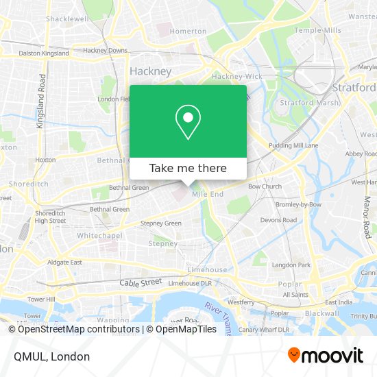 How to get to QMUL in Mile End by Bus, Tube, Train or DLR?