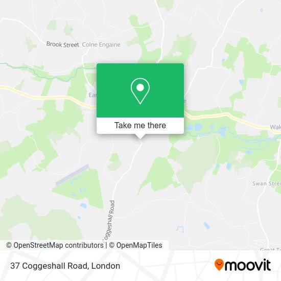 How to get to 37 Coggeshall Road in Braintree by bus?