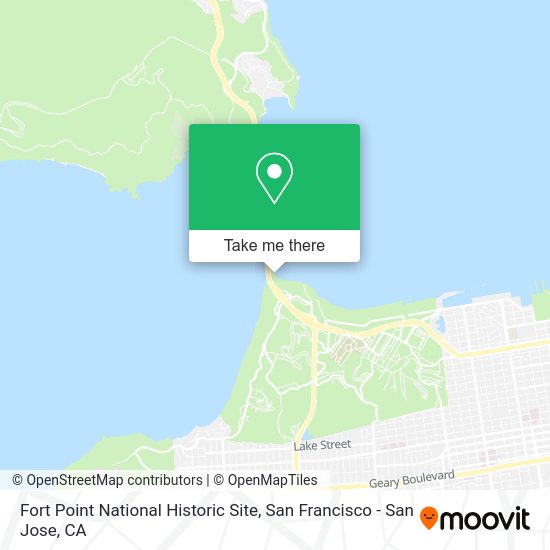 How to get to Fort Point National Historic Site in Presidio, Sf by bus