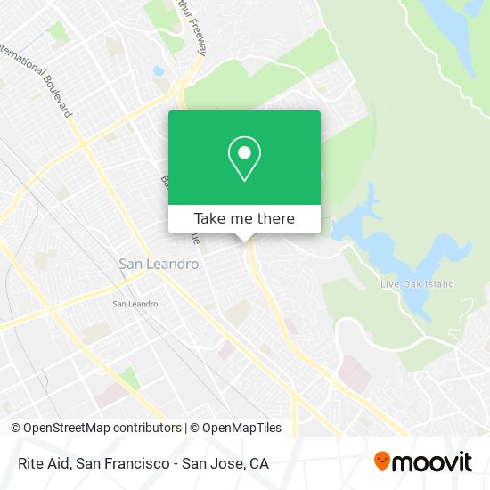 How to get to Rite Aid in San Leandro by Bus or BART Moovit