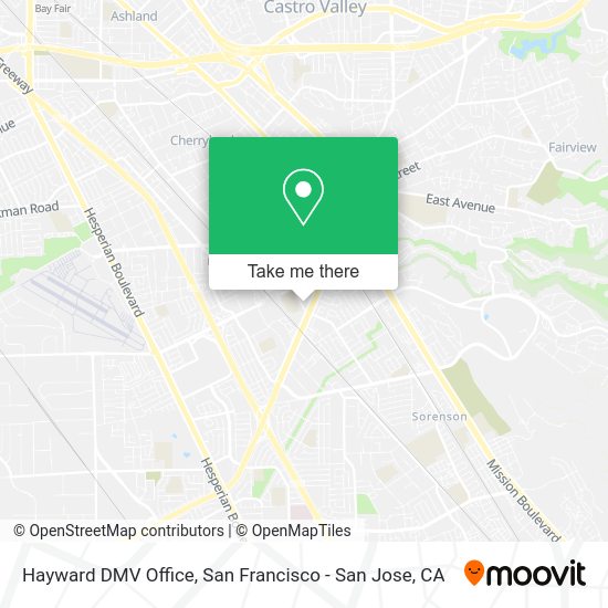 How to get to Hayward DMV Office by Bus or BART?