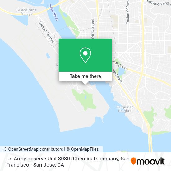 How to get to Us Army Reserve Unit 308th Chemical Company in Vallejo by