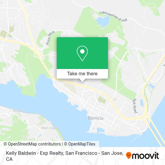 ¿Cómo llegar a Kelly Baldwin Exp Realty en Benicia en Autobús o BART?