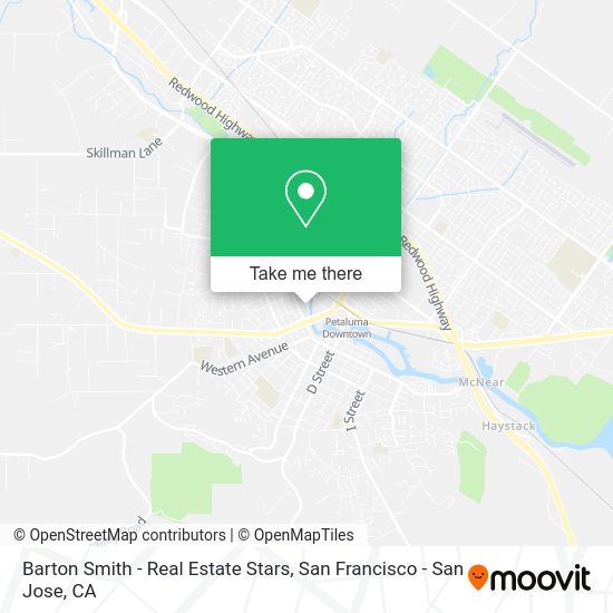 ¿Cómo llegar a Barton Smith Real Estate Stars en Petaluma en Autobús