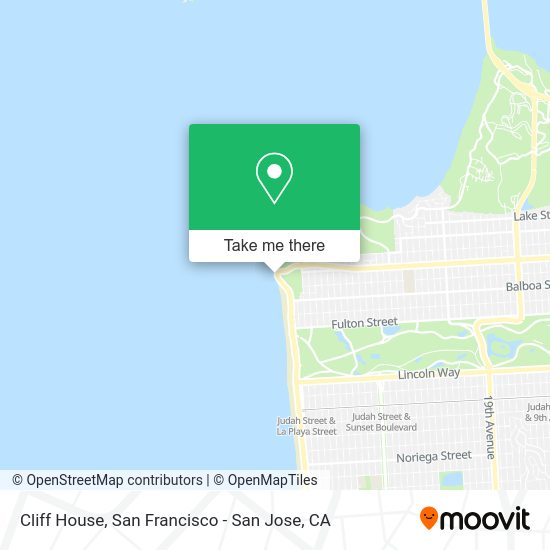 How to get to Cliff House in Seacliff, Sf by bus or light rail?