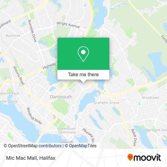 How to get to Mic Mac Mall in Dartmouth North by Bus?