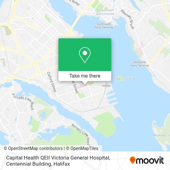 How to get to Capital Health QEII Victoria General Hospital, Centennial