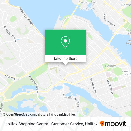 How to get to Halifax Shopping Centre Customer Service in Halifax